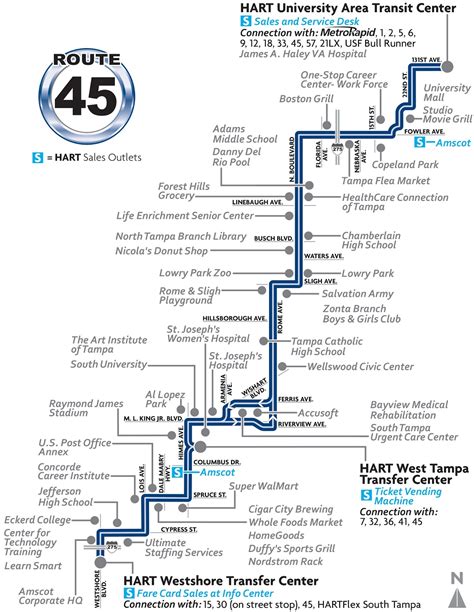 bus 45 route map.